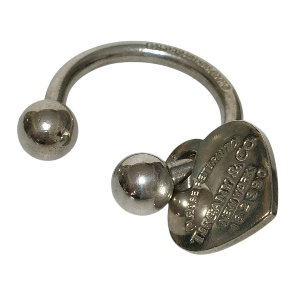 TIFFANY&Co. Tiffany 925 Return to Heart Tag Keyring Silver Men's Women's